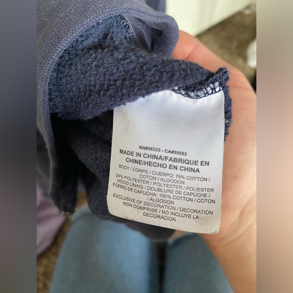 Michael Jordan, Medium, Navy blue zip up hoodie. Size M. - Picture 7 of 8